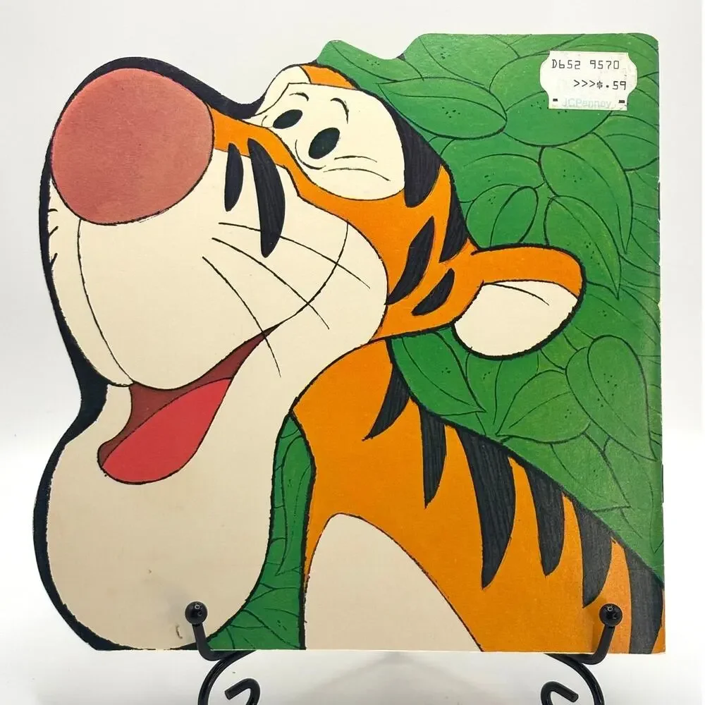 Vintage 1979 Tigger and Pooh, A Golden Shape Book, 14th Printing, PB